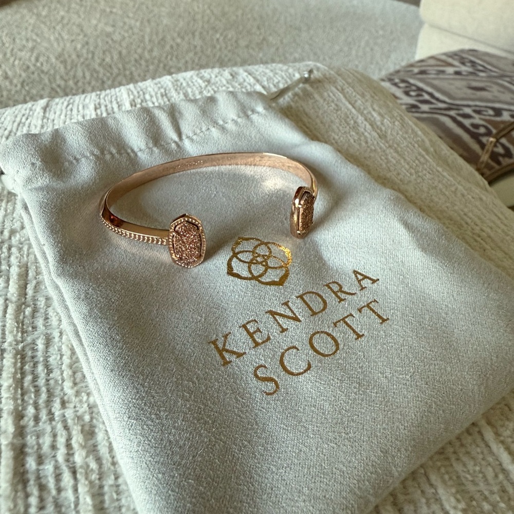 Kendra Scott Rose Gold Open Cuff Bracelet